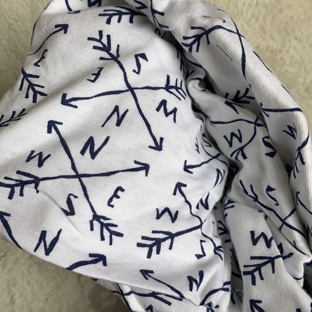 Honest Baby 100% Cotton Fitted Crib Sheet NWT Compass - Picture 4 of 12